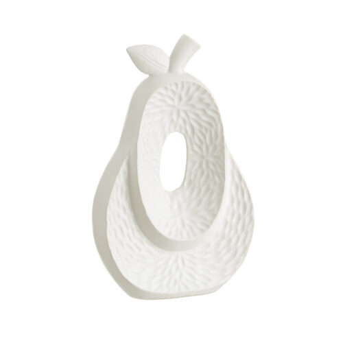 FIGURA PERA BLANCO 20X7X32