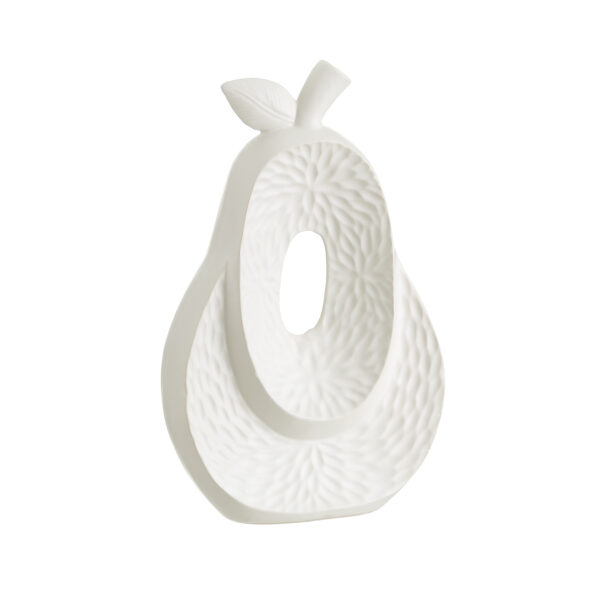 FIGURA PERA BLANCO 20X7X32