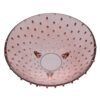 CENTRO MESA ROSA VIDRIO 20X20X7 CM