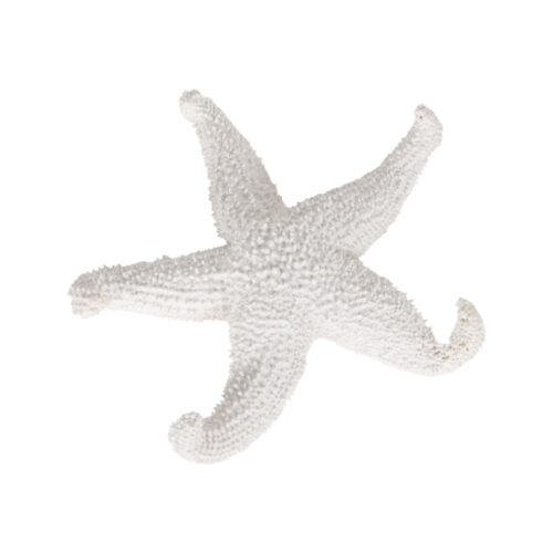 FIGURA ESTRELLA BLANCO RESINA 24X24X5 CM