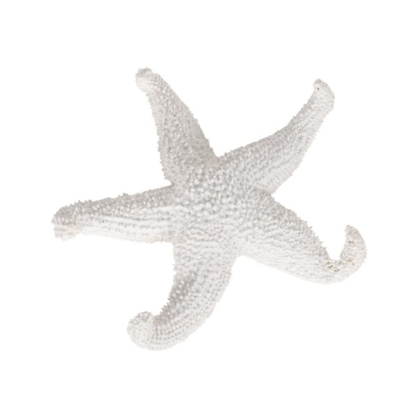FIGURA ESTRELLA BLANCO RESINA 24X24X5 CM
