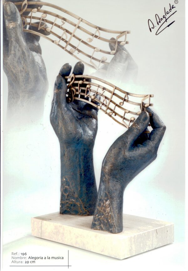Escultura Alegoría a la Música - A. Anglada