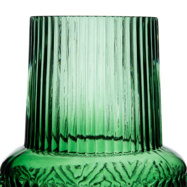 JARRON VERDE VIDRIO 17X17X23