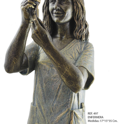 Escultura Enfermera - A. Anglada