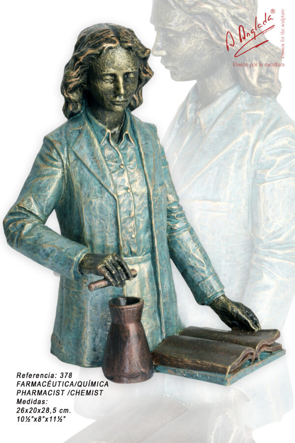 Escultura Farmacéutica/Química - A. Anglada