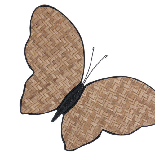 CUADRO MARIPOSA METAL/CAÑA 46X4X29