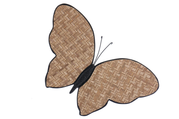 CUADRO MARIPOSA METAL/CAÑA 46X4X29