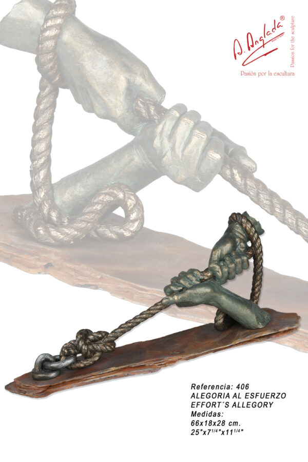 Escultura Alegoría al esfuerzo - A. Anglada