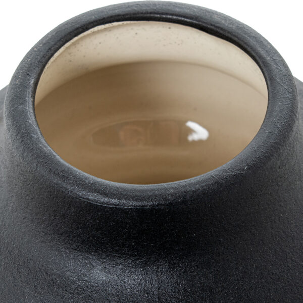 JARRON CERAM ABST 32CM NEGRA O17X32CM