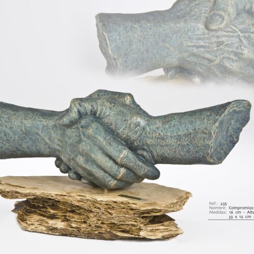 Escultura Compromiso - A. Anglada
