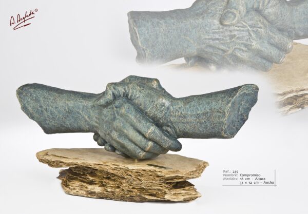 Escultura Compromiso - A. Anglada