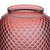 JARRON ROSA VIDRIO 19X19X19 CM