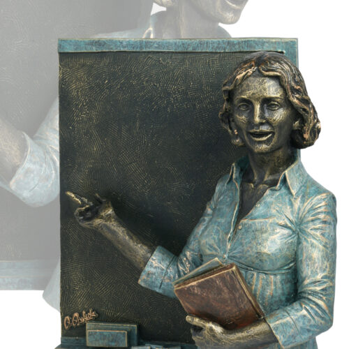 Escultura Profesora - A. Anglada