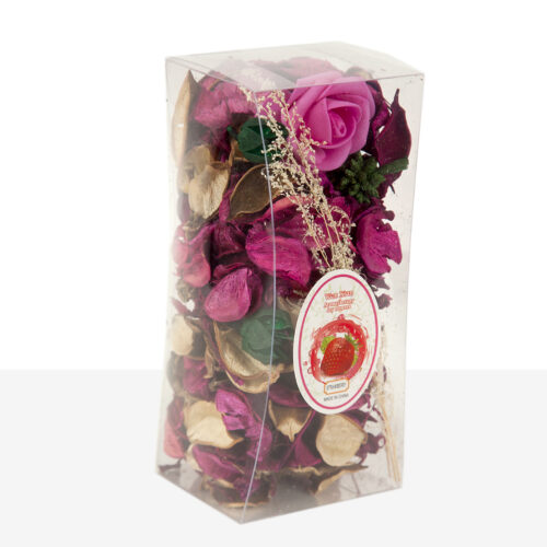 CAJA FLORES SECAS AROMA FRESA