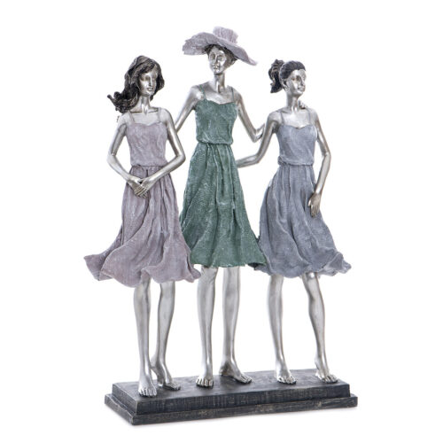 ESCULTURA DAMAS 32X15X44