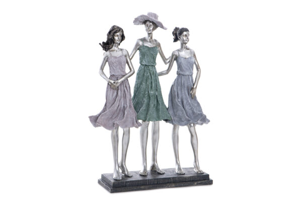 ESCULTURA DAMAS 32X15X44