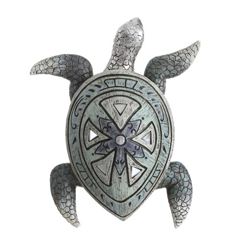 FIGURA TORTUGA GRIS-PLATA 20X15X6