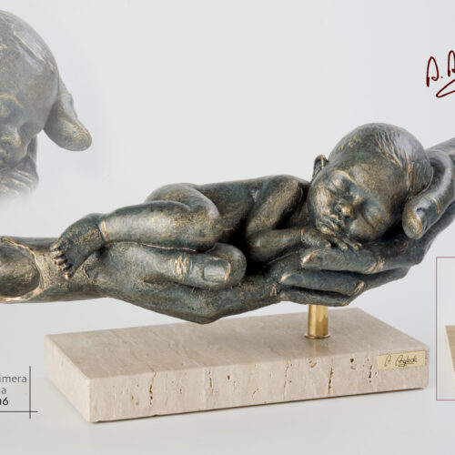 Escultura Mi primera nana - A. Anglada