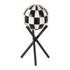 FIGURA BLANCO-NEGRO MET/RESINA 12X12X21