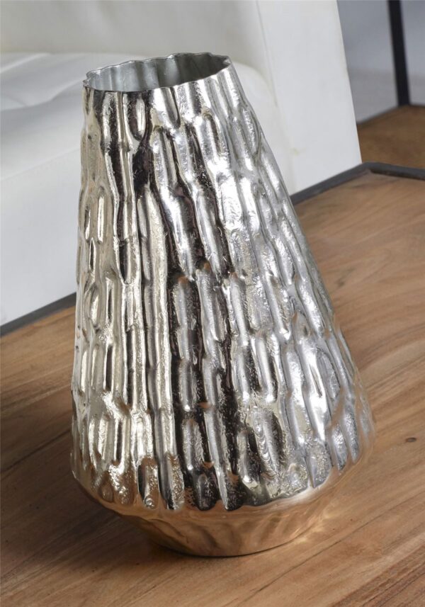 JARRON ALUM. MOSAICO IRREGULAR 26 CM