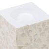 PORTAVELAS BEIGE NACAR-MDF10X10X10 CM