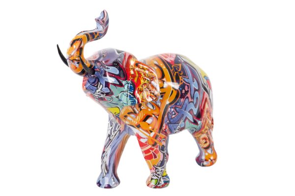 ELEFANTE GRAFITI 29,5X11,5X28
