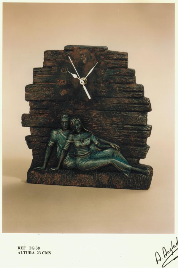 Reloj Pareja tumbada - A. Anglada