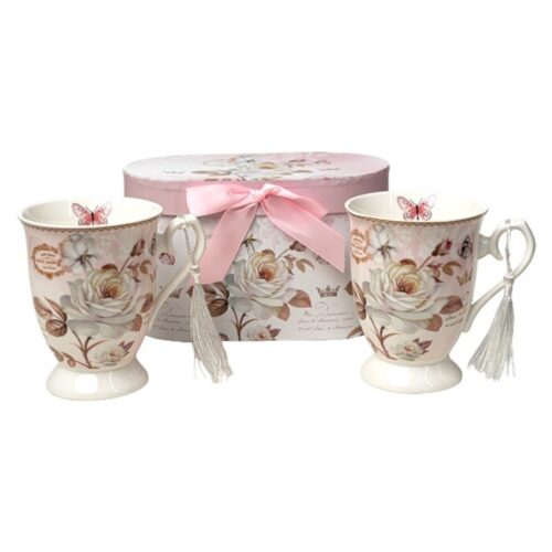 SET 2 TAZAS+CAJA 300 ML 22X10X12