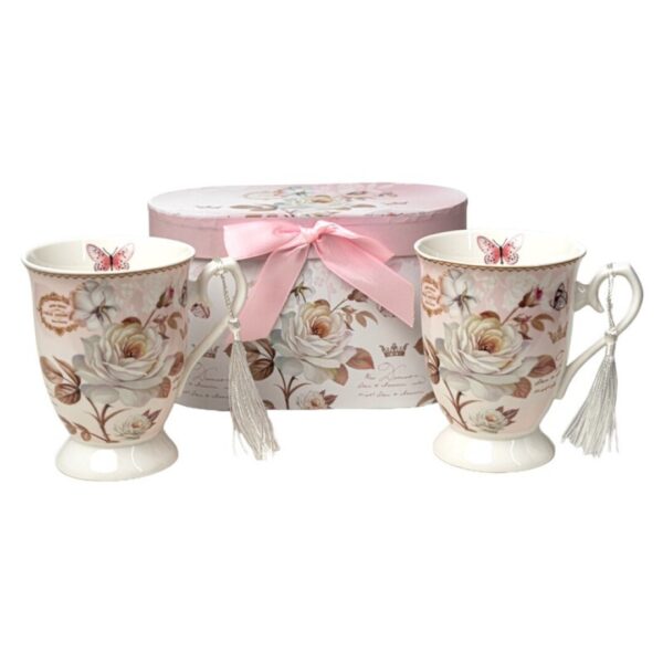 SET 2 TAZAS+CAJA 300 ML 22X10X12