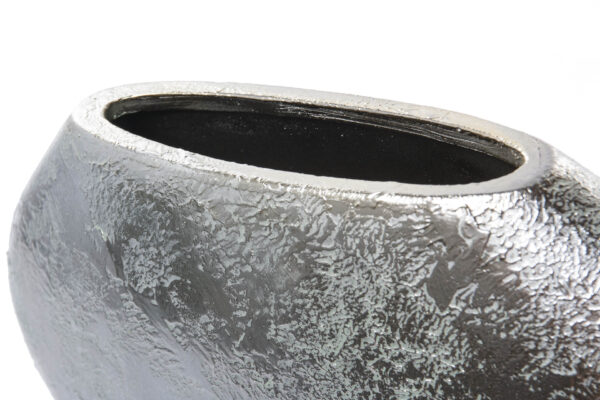 JARRON PLATA OVAL 39X10X25