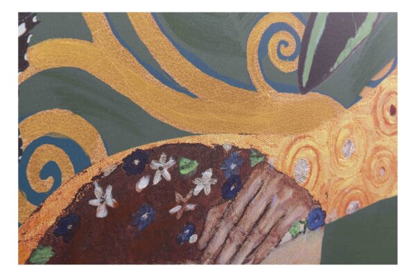 EL BESO KLIMT 90%P.MANO C/MARCO 150x5x60