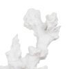 FIGURA CORAL BLANCO RESINA 17X17X20 CM