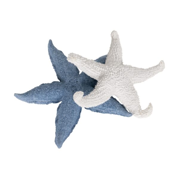 FIGURA ESTRELLA BLANCO RESINA 24X24X5 CM