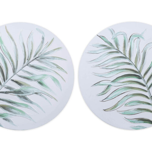 LIENZOS HOJAS VERDES 50X50