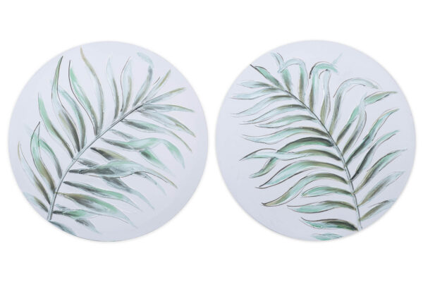 LIENZOS HOJAS VERDES 50X50