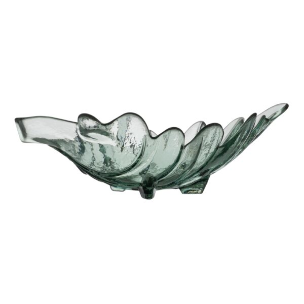 CENTRO MESA VERDE VIDRIO 35X19X11 CM