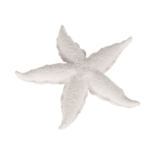 FIGURA ESTRELLA BLANCO RESINA 30X30X4 CM