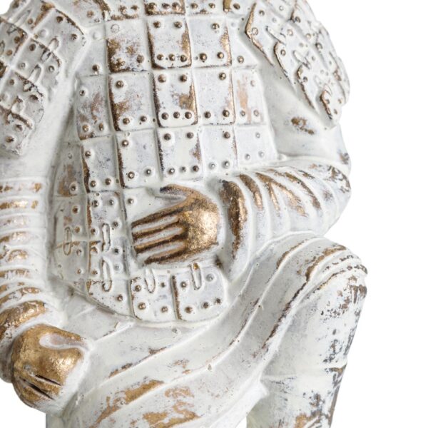 FIGURA GUERRERO 10X9X23 ARRODILLADO
