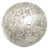 BOLA NACAR BLANCO/NEGRO 10 CM