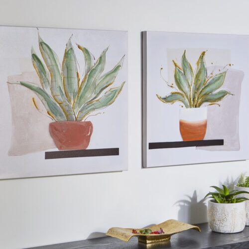 LIENZO JARRONES 50% OLEO 50X50 CM