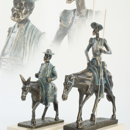 Escultura Don Quijote a caballo - A. Anglada