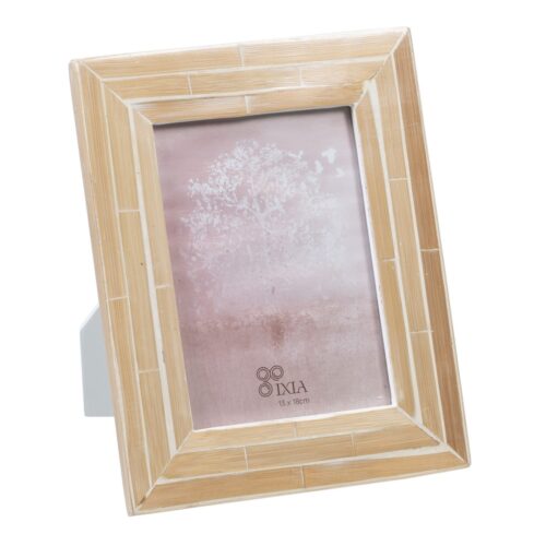 PORTAFOTOS 13x18 BEIGE BAMBU MDF
