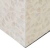 PORTAVELAS BEIGE NACAR-MDF 10X10X16 CM