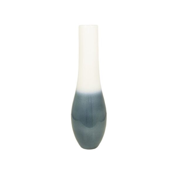 FLORERO CERAM. MARINO/BLANCO 14X45