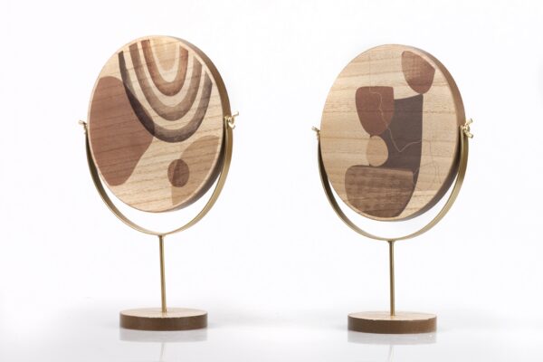 ESPEJO TOCADOR MADERA MOD 2 22X10X32