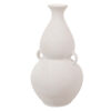 FLORERO CERAMICA BLANCO 19X19X36 CM