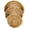 CESTA  FIBRA VEGETAL 31X29X7 CM
