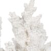 FIGURA CORAL BLANCO RESINA 34X13X27 CM
