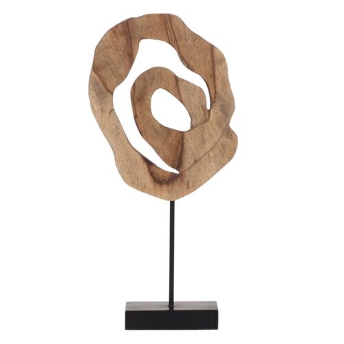 ESCULTURA MADERA DE MANGO 26X8,50X52CM