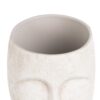 MACETERO ROSTRO CEMENTO BL 14X14X24CM